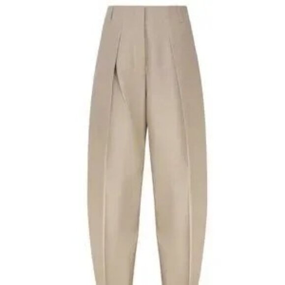 JACQUEMUS Beige 'Le pantalon Ovalo' Trousers - Picture 5 of 11